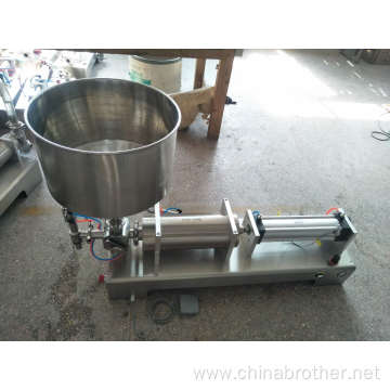 Pneumatic Paste jam cream bottle Filling Machine